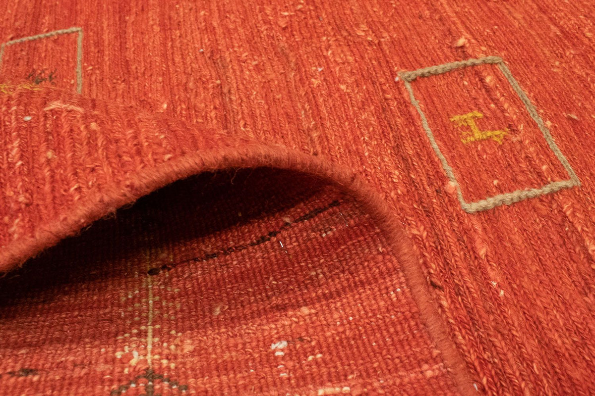 Tappeto Gabbeh - Persero - 198 x 143 cm - rosso