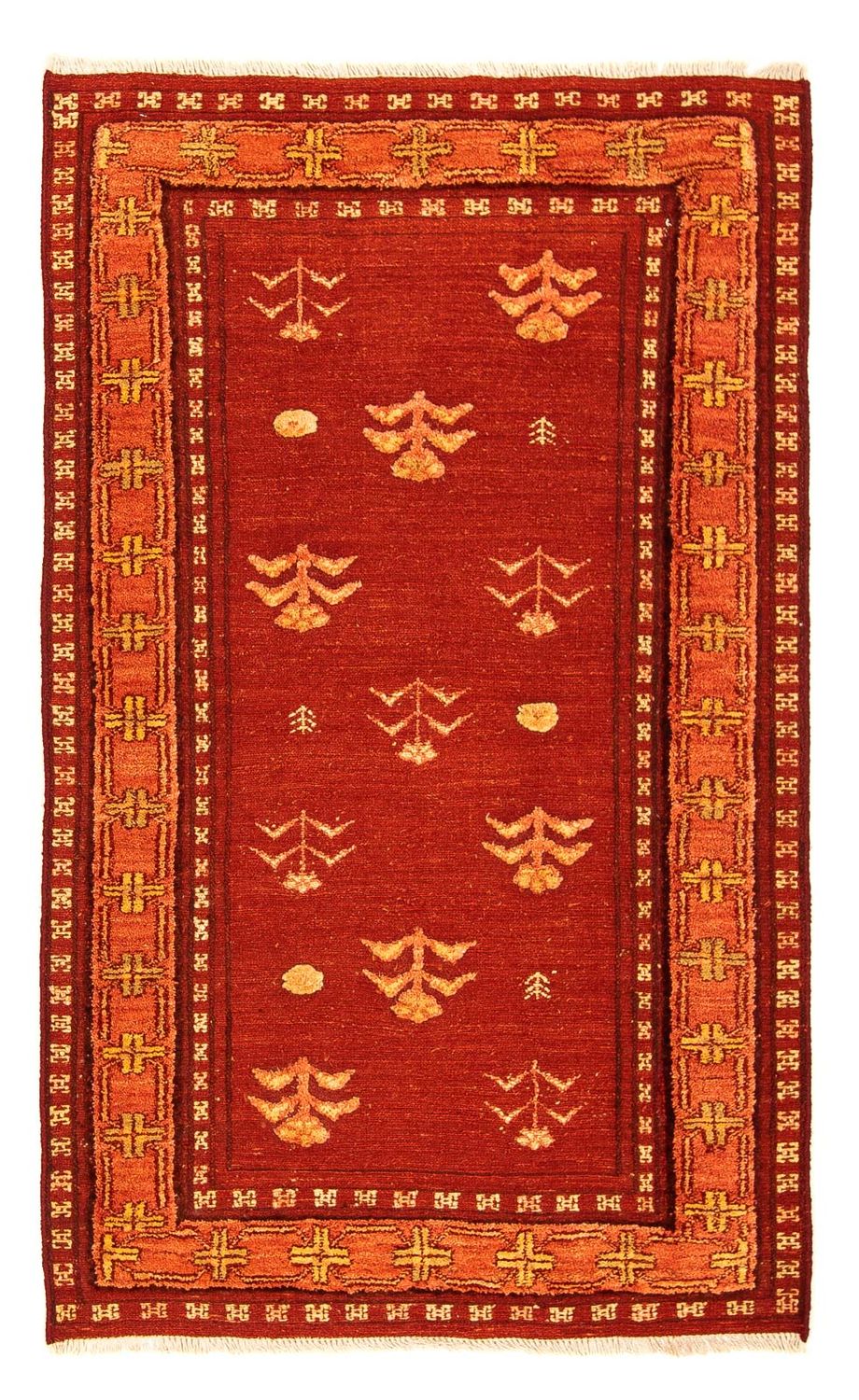 Tappeto Gabbeh - Loribaft Persero - 150 x 97 cm - rosso scuro
