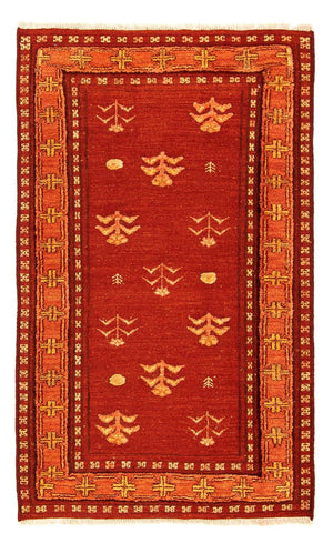 Tappeto Gabbeh - Loribaft Persero - 150 x 97 cm - rosso scuro