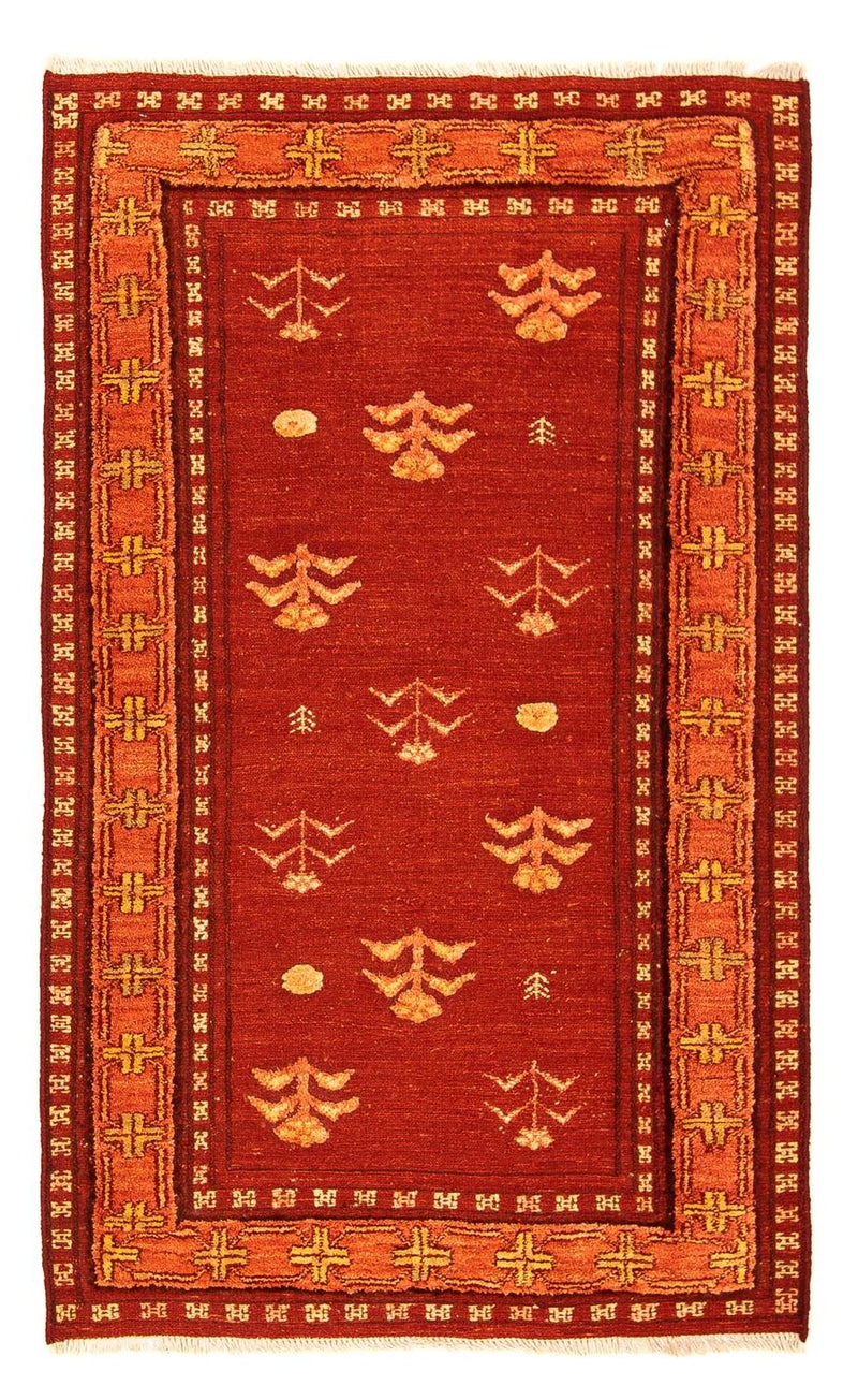 Tappeto Gabbeh - Loribaft Persero - 150 x 97 cm - rosso scuro