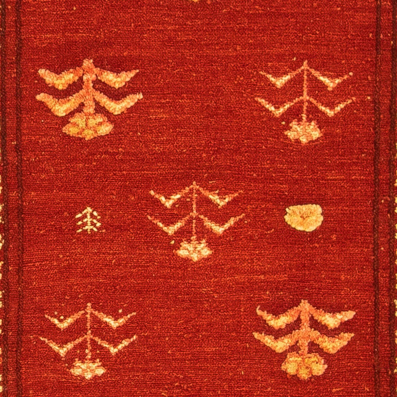 Tappeto Gabbeh - Loribaft Persero - 150 x 97 cm - rosso scuro