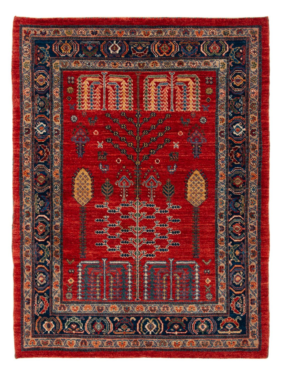 Tappeto Gabbeh - Kashkuli Persero - 120 x 85 cm - rosso