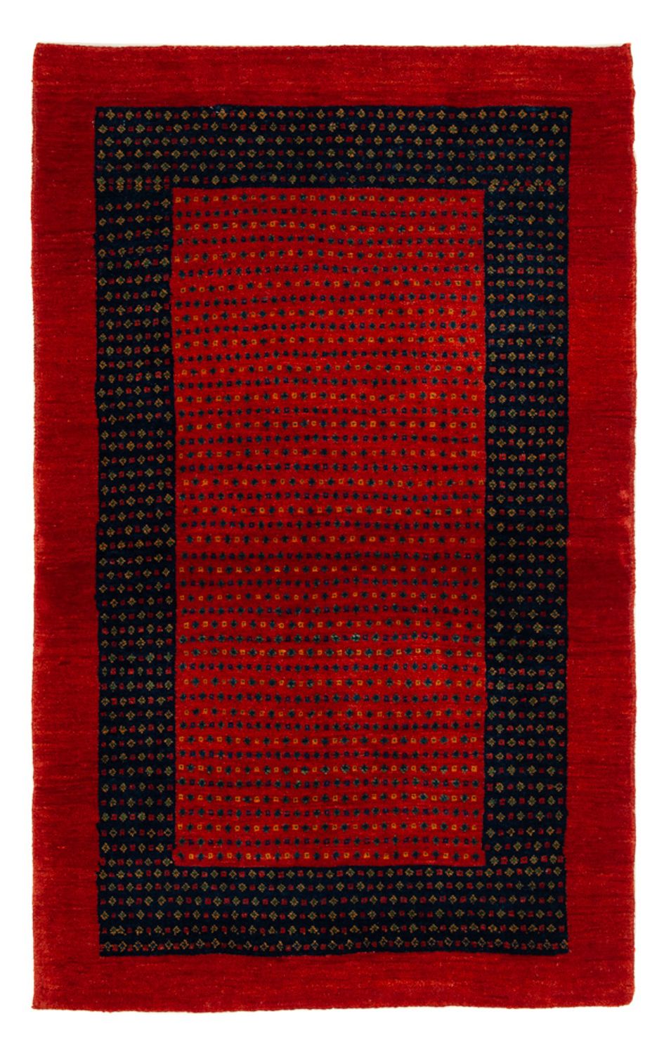 Tappeto Gabbeh - Loribaft Persero - 136 x 82 cm - rosso