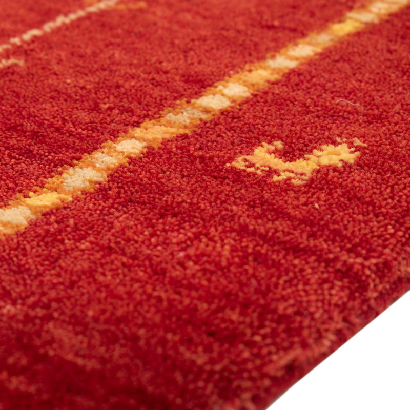 Tappeto Gabbeh - Loribaft Persero - 133 x 84 cm - rosso