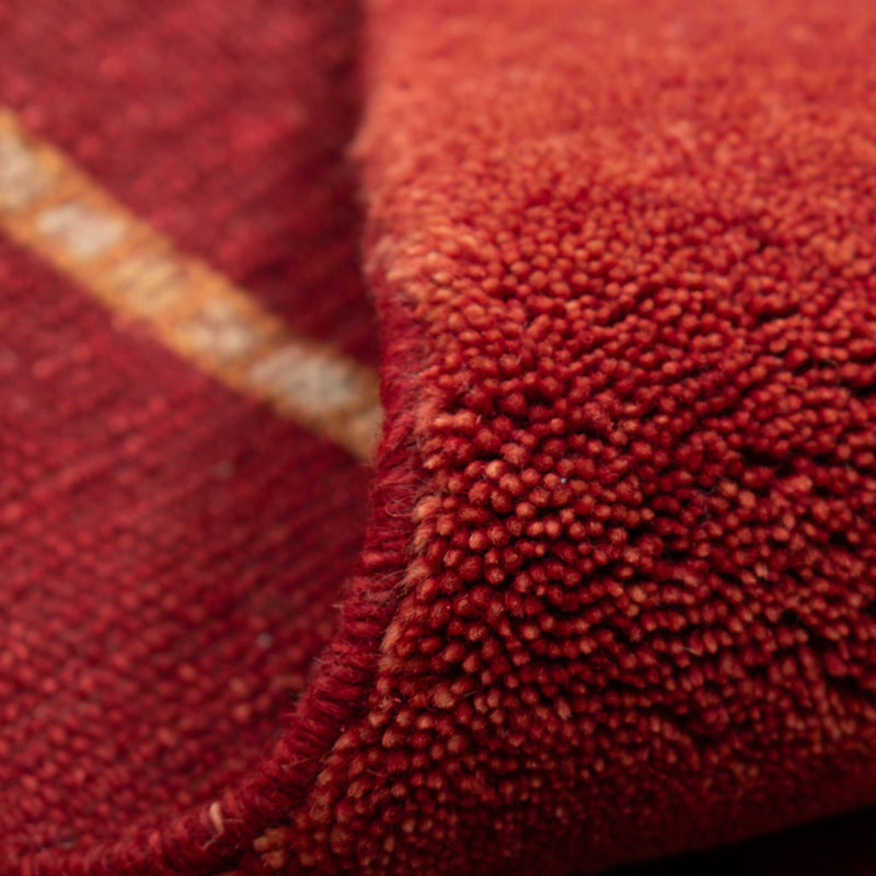 Tappeto Gabbeh - Loribaft Persero - 133 x 84 cm - rosso