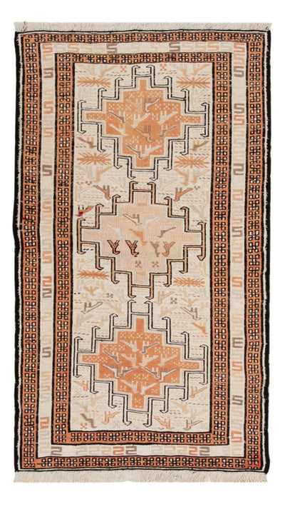 Kilim di seta 62x103cm - beige