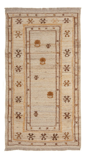 Tappeto Gabbeh - Persero - 142 x 73 cm - beige