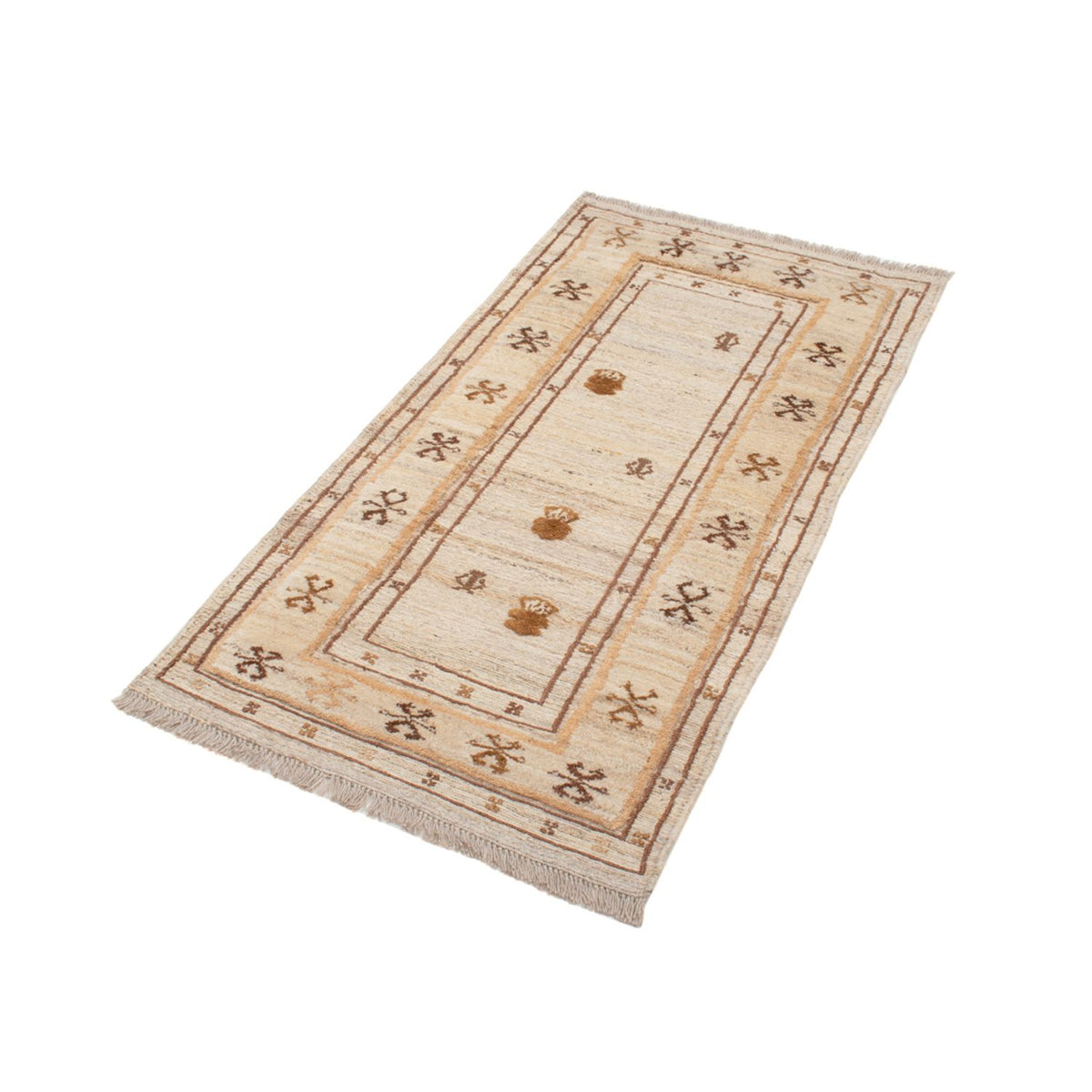 Tappeto Gabbeh - Persero - 142 x 73 cm - beige