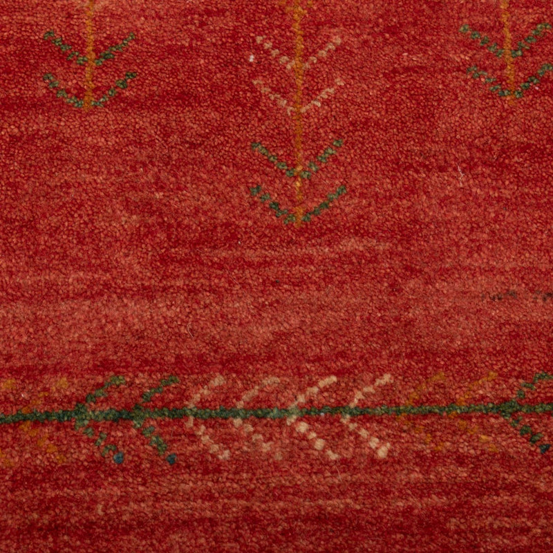 Tappeto Gabbeh - Loribaft Persero - 146 x 68 cm - rosso chiaro