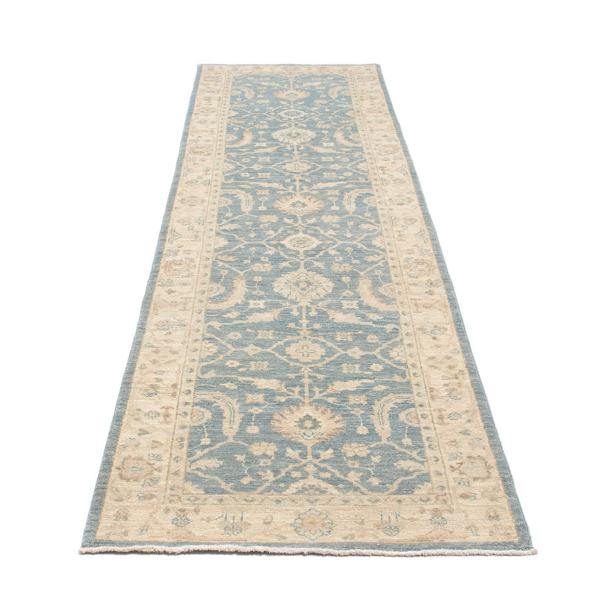 Tappeto corsia Tappeto Ziegler - 296 x 82 cm - blu chiaro