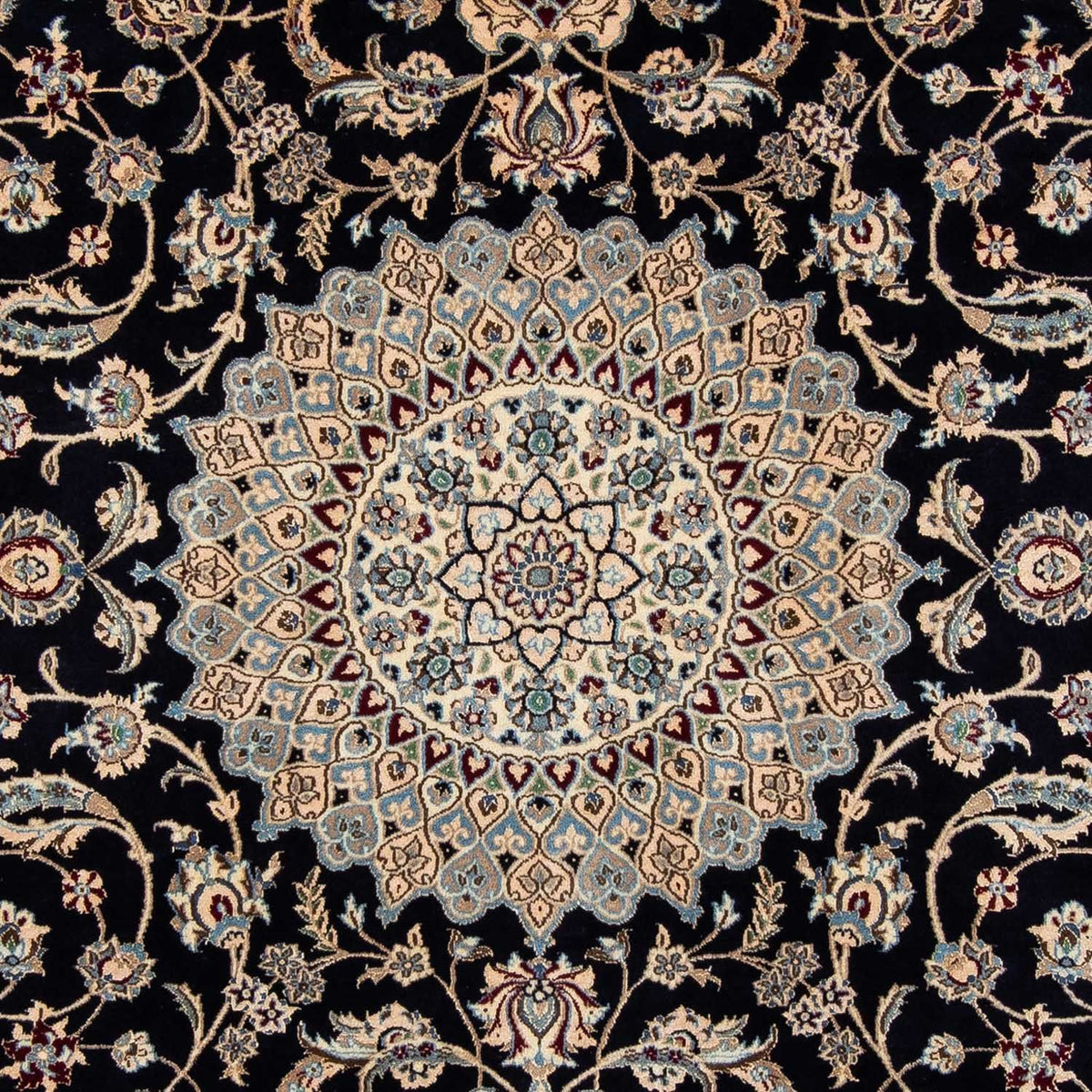 Tappeto Persero - Nain - 290 x 204 cm - nero
