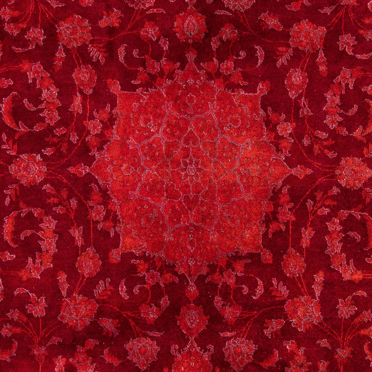 Tappeto Persero - Nain - 288 x 195 cm - rosso scuro