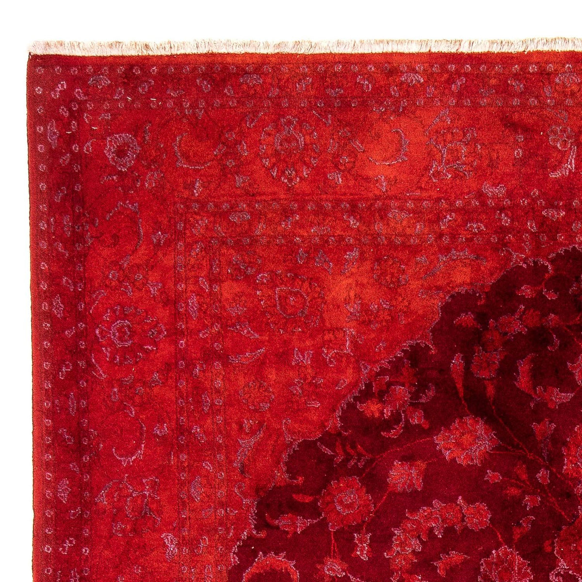 Tappeto Persero - Nain - 288 x 195 cm - rosso scuro