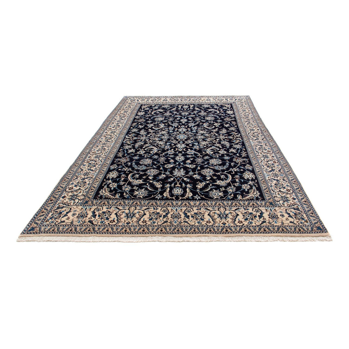 Tappeto Persero - Nain - 295 x 199 cm - blu scuro