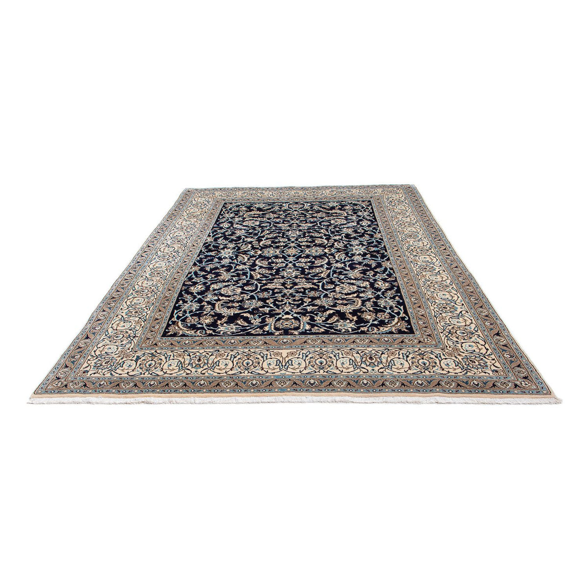 Tappeto Persero - Nain - 280 x 199 cm - blu scuro