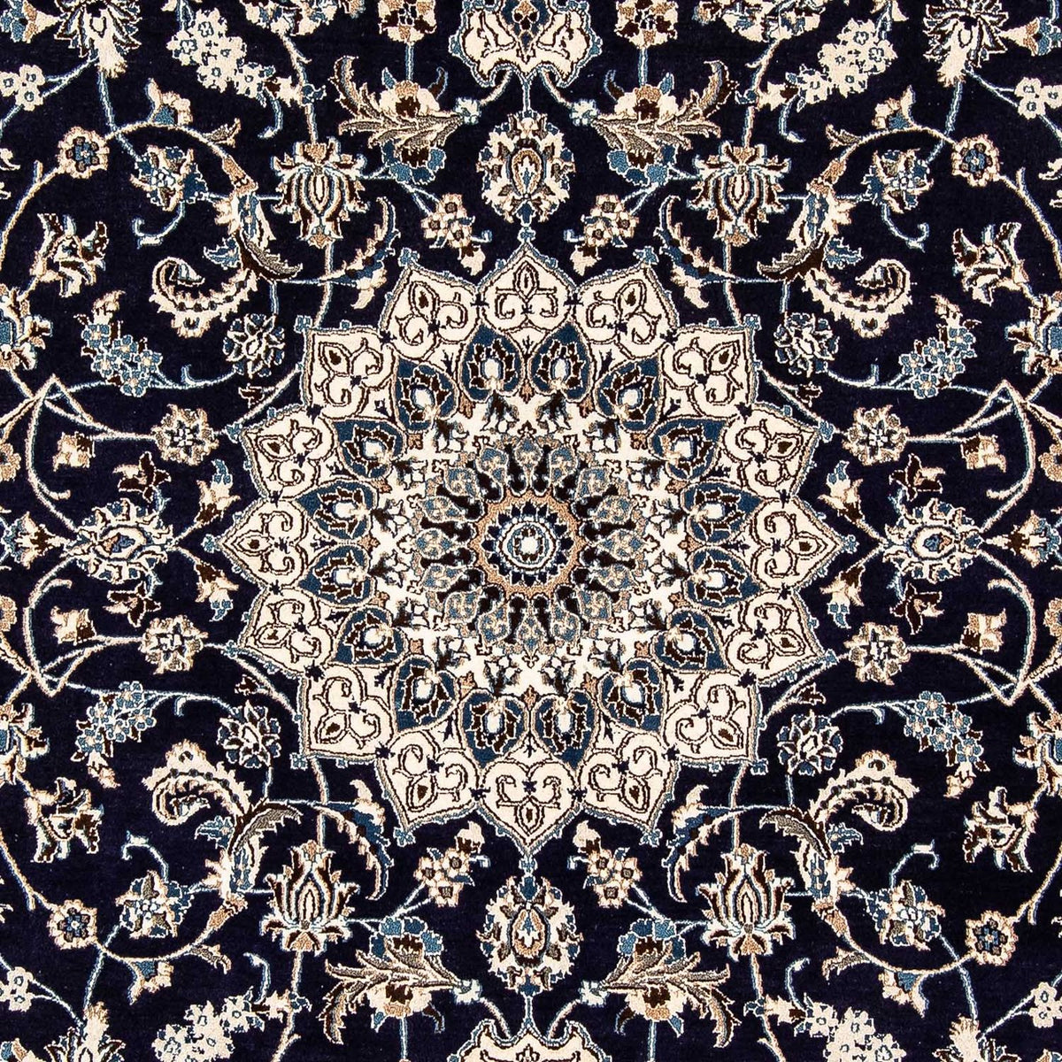 Tappeto Persero - Nain - 297 x 194 cm - blu scuro