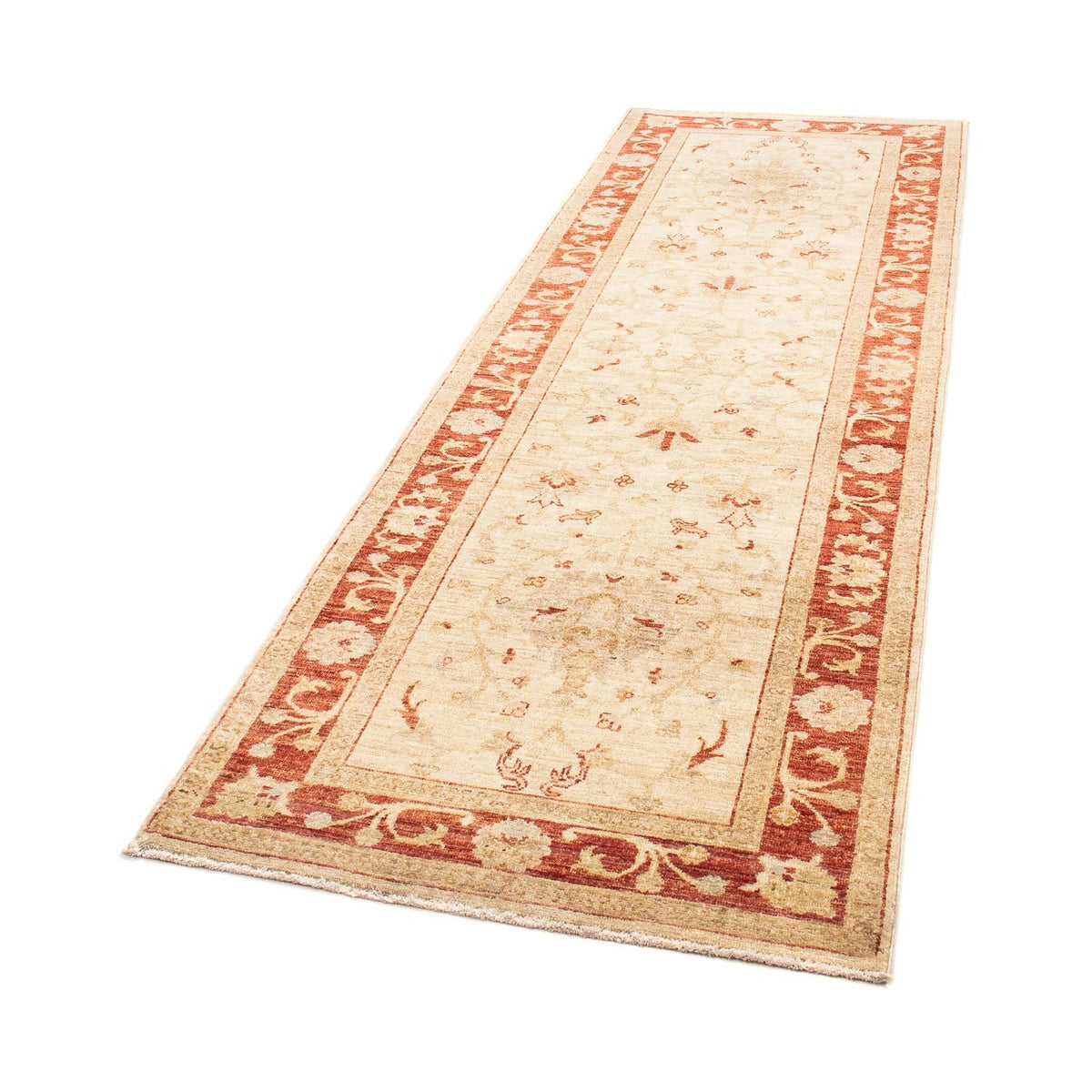 Tappeto corsia Tappeto Ziegler - 258 x 85 cm - beige
