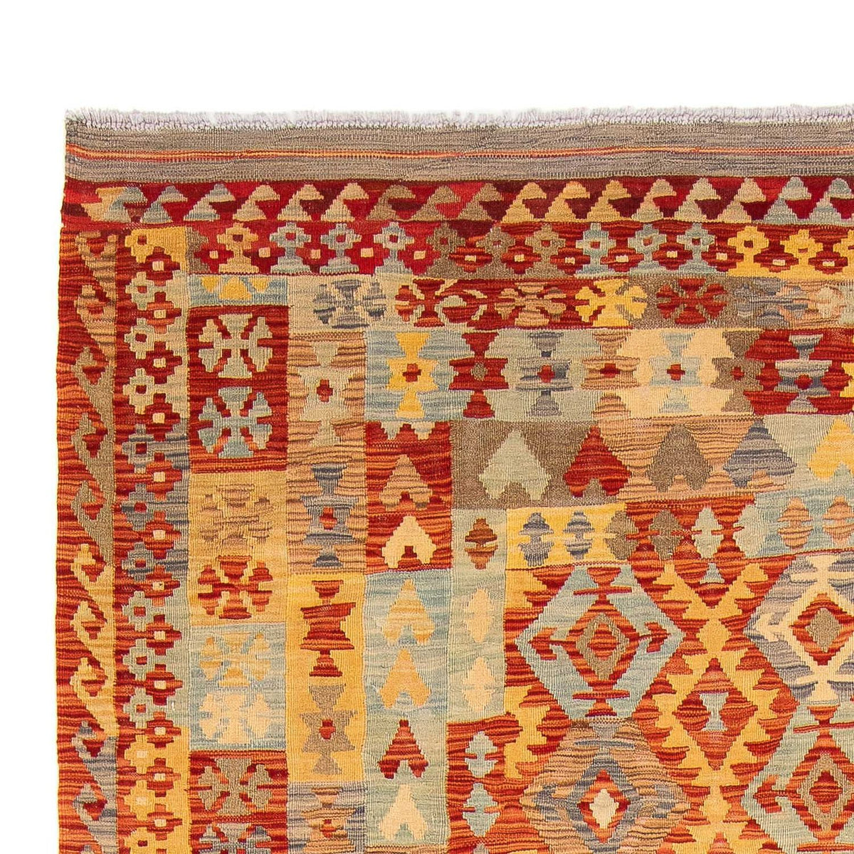 Tappeto Kelim - Splash - 311 x 210 cm - multicolore