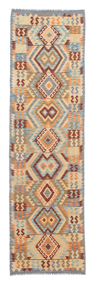 Tappeto corsia Tappeto Kelim - Splash - 293 x 83 cm - multicolore