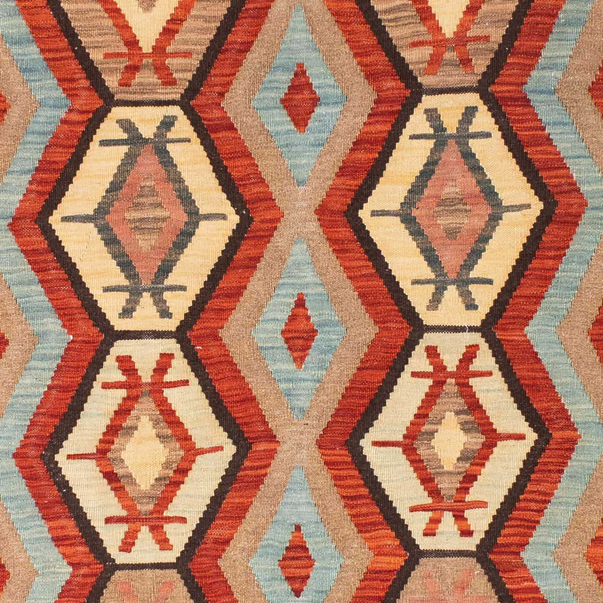 Tappeto Kelim - Orientale - 198 x 152 cm - rosso