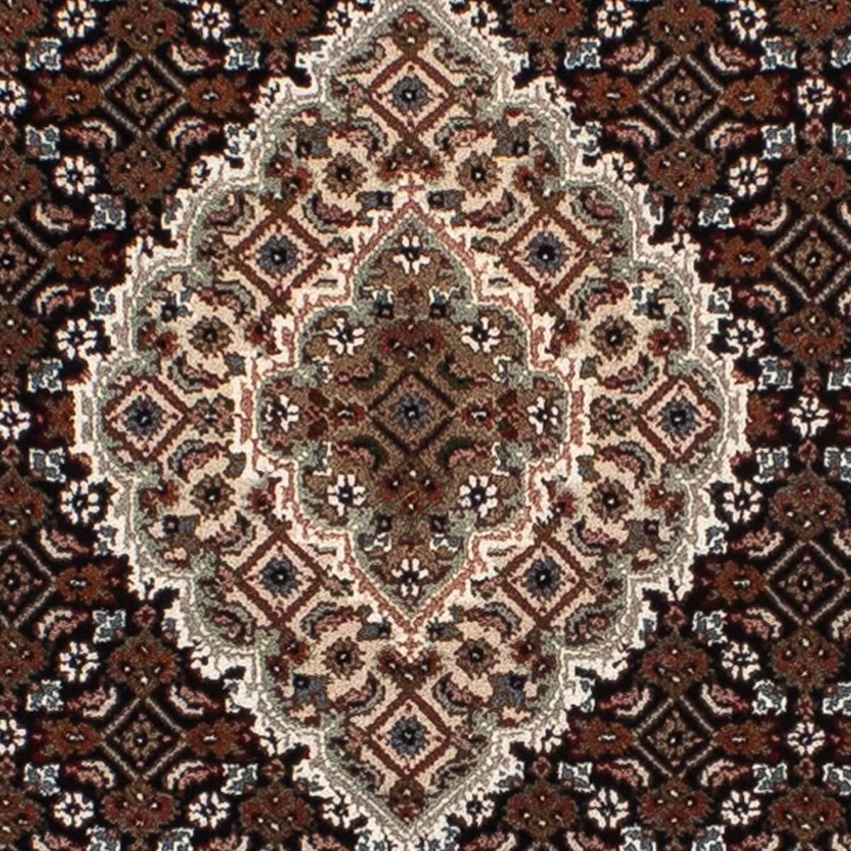 Tappeto corsia Tappeto Persero - Tabriz - 199 x 81 cm - blu scuro