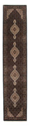 Tappeto corsia Tappeto Persero - Tabriz - 393 x 83 cm - blu scuro