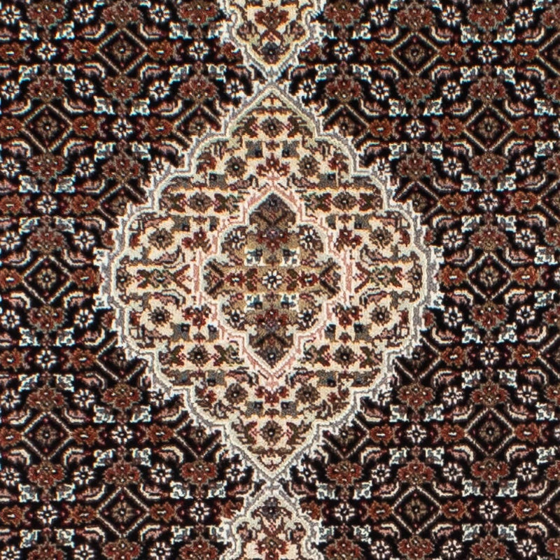 Tappeto corsia Tappeto Persero - Tabriz - 396 x 82 cm - blu scuro