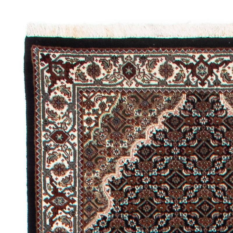 Tappeto corsia Tappeto Persero - Tabriz - 396 x 82 cm - blu scuro