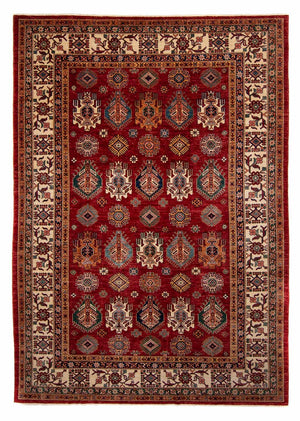 Tappeto Ziegler - Kazak - 289 x 211 cm - rosso scuro