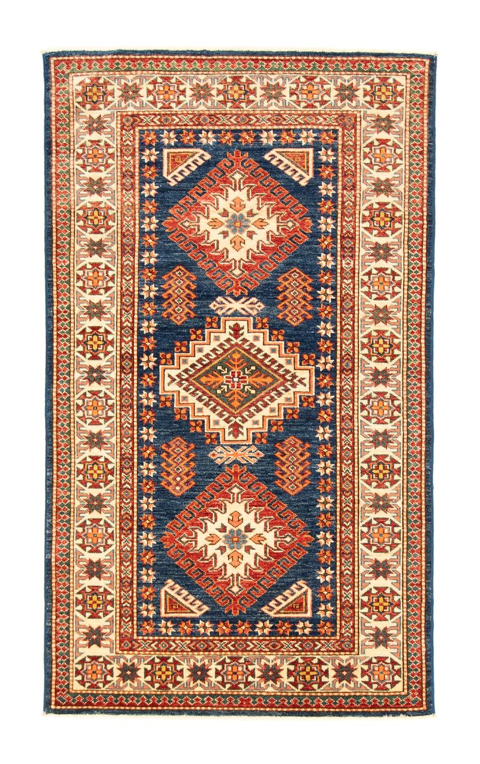 Tappeto Ziegler - Kazak - 156 x 90 cm - blu scuro