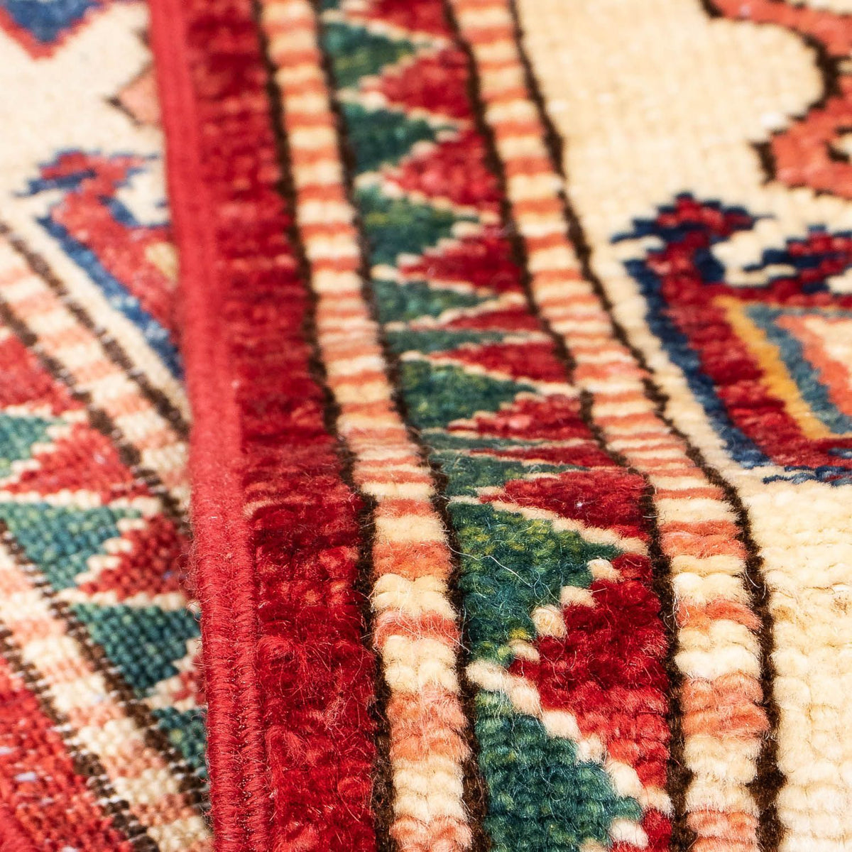 Tappeto corsia Tappeto Ziegler - Kazak - 312 x 77 cm - rosso scuro