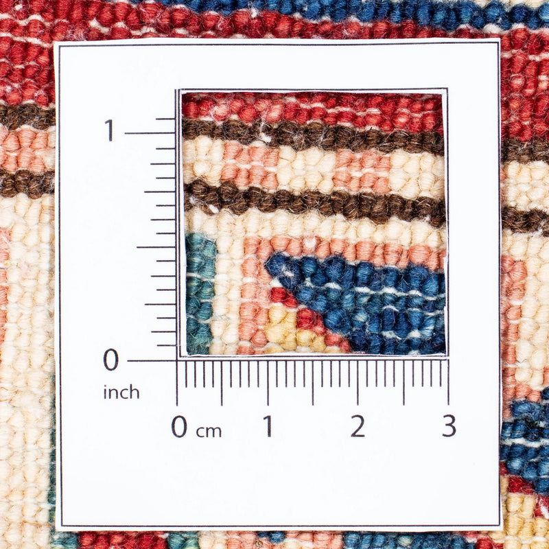 Tappeto corsia Tappeto Ziegler - Kazak - 327 x 79 cm - rosso scuro