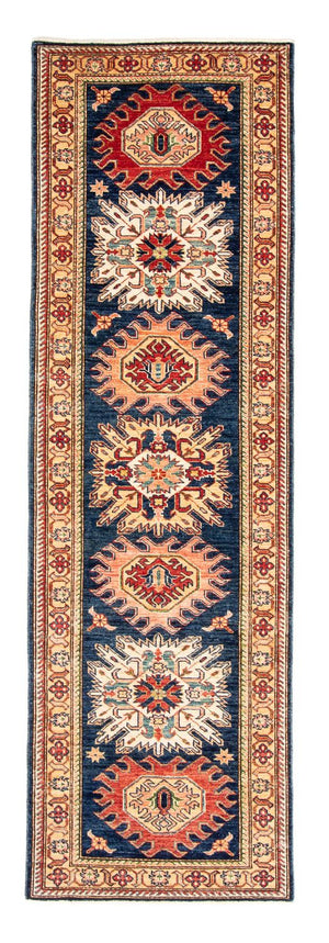 Tappeto corsia Tappeto Ziegler - Kazak - 252 x 77 cm - blu scuro