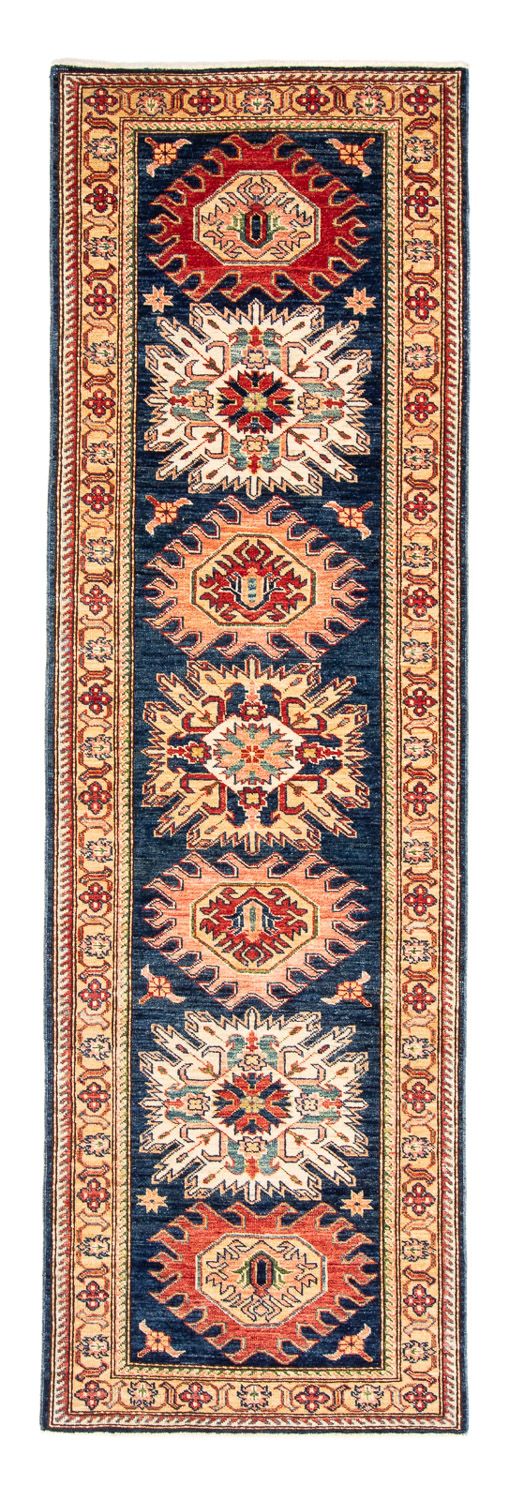 Tappeto corsia Tappeto Ziegler - Kazak - 252 x 77 cm - blu scuro