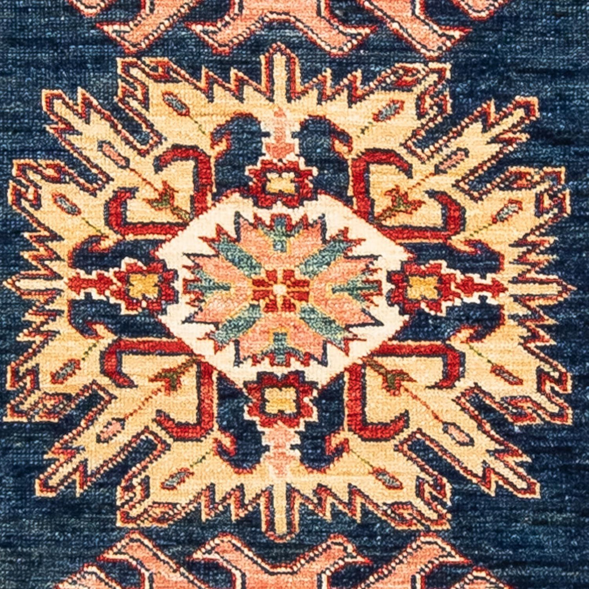 Tappeto corsia Tappeto Ziegler - Kazak - 252 x 77 cm - blu scuro