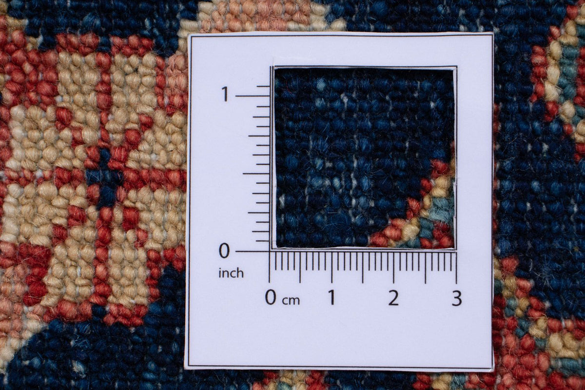 Tappeto corsia Tappeto Ziegler - Kazak - 252 x 77 cm - blu scuro