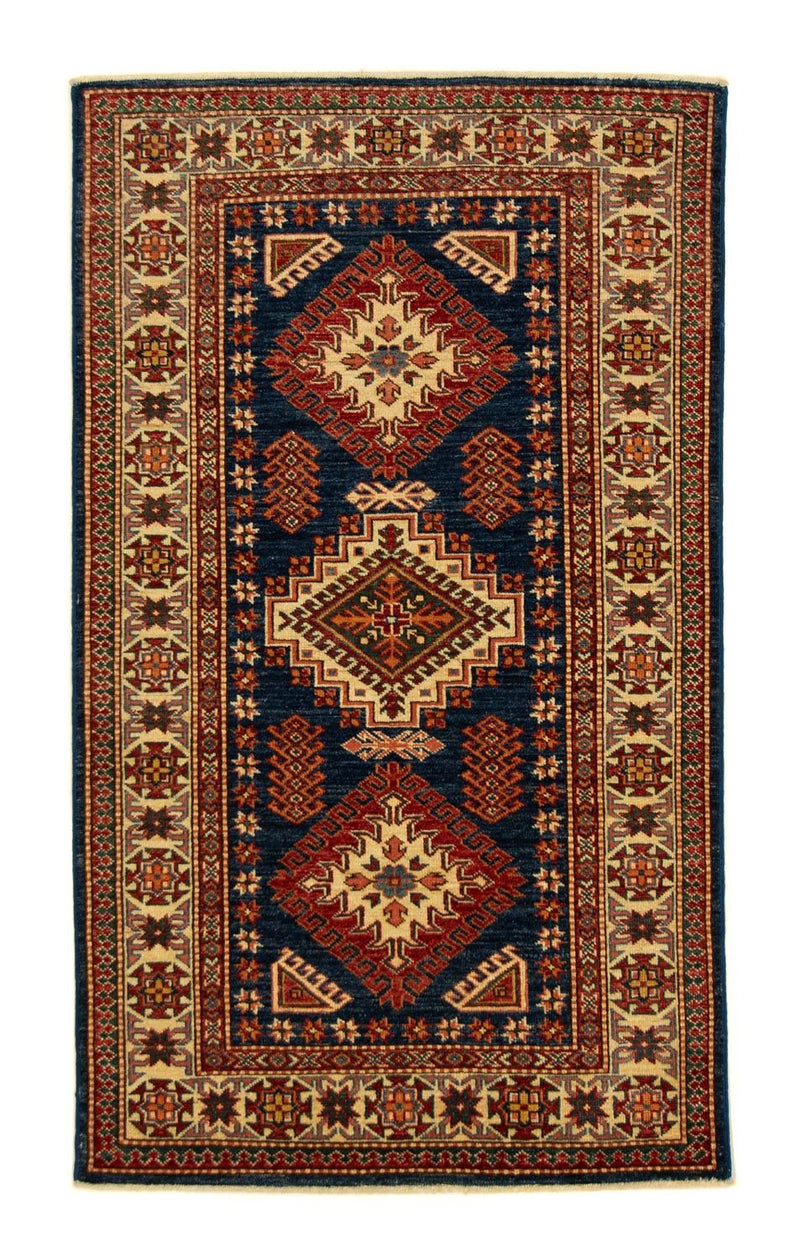 Tappeto Ziegler - Kazak - 157 x 93 cm - blu scuro