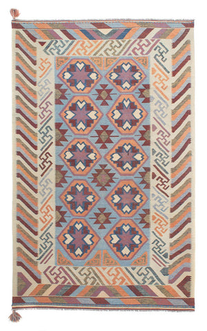 Tappeto Kelim - Tendenza - 300 x 192 cm - multicolore