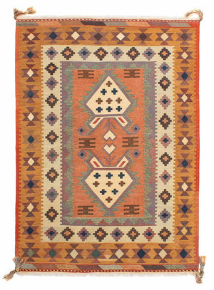 Tappeto Kelim - Orientale - 205 x 144 cm - multicolore
