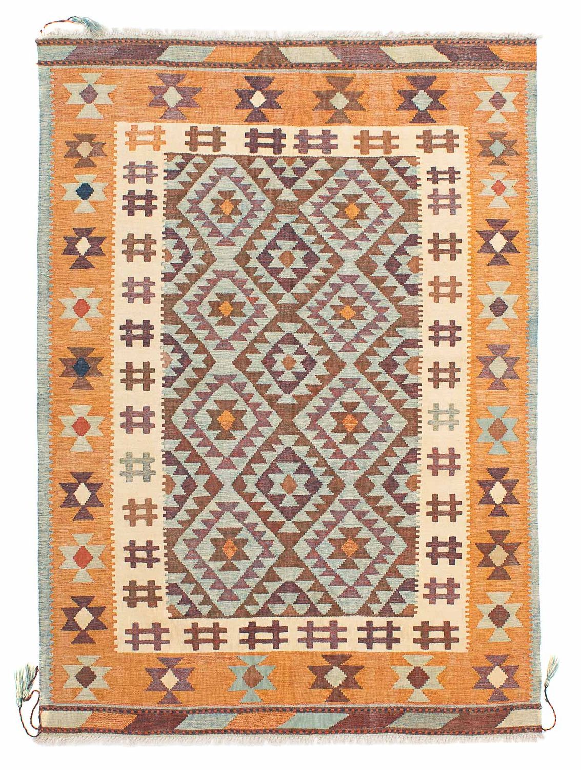 Tappeto Kelim - Orientale - 197 x 144 cm - multicolore