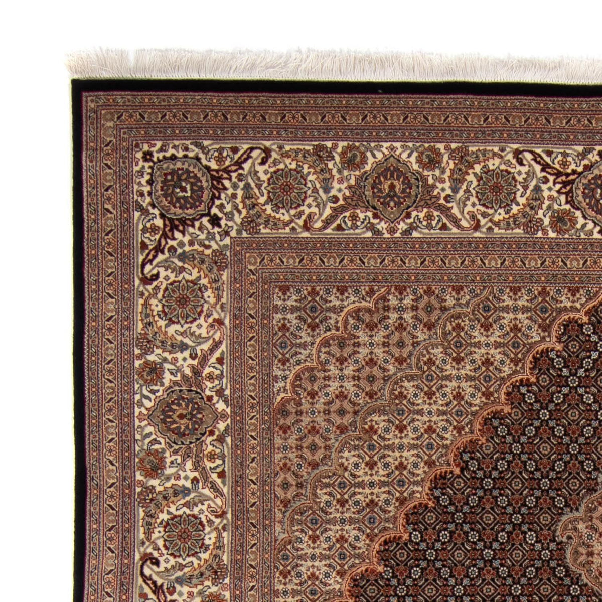 Tappeto Persero - Tabriz - 303 x 201 cm - blu scuro