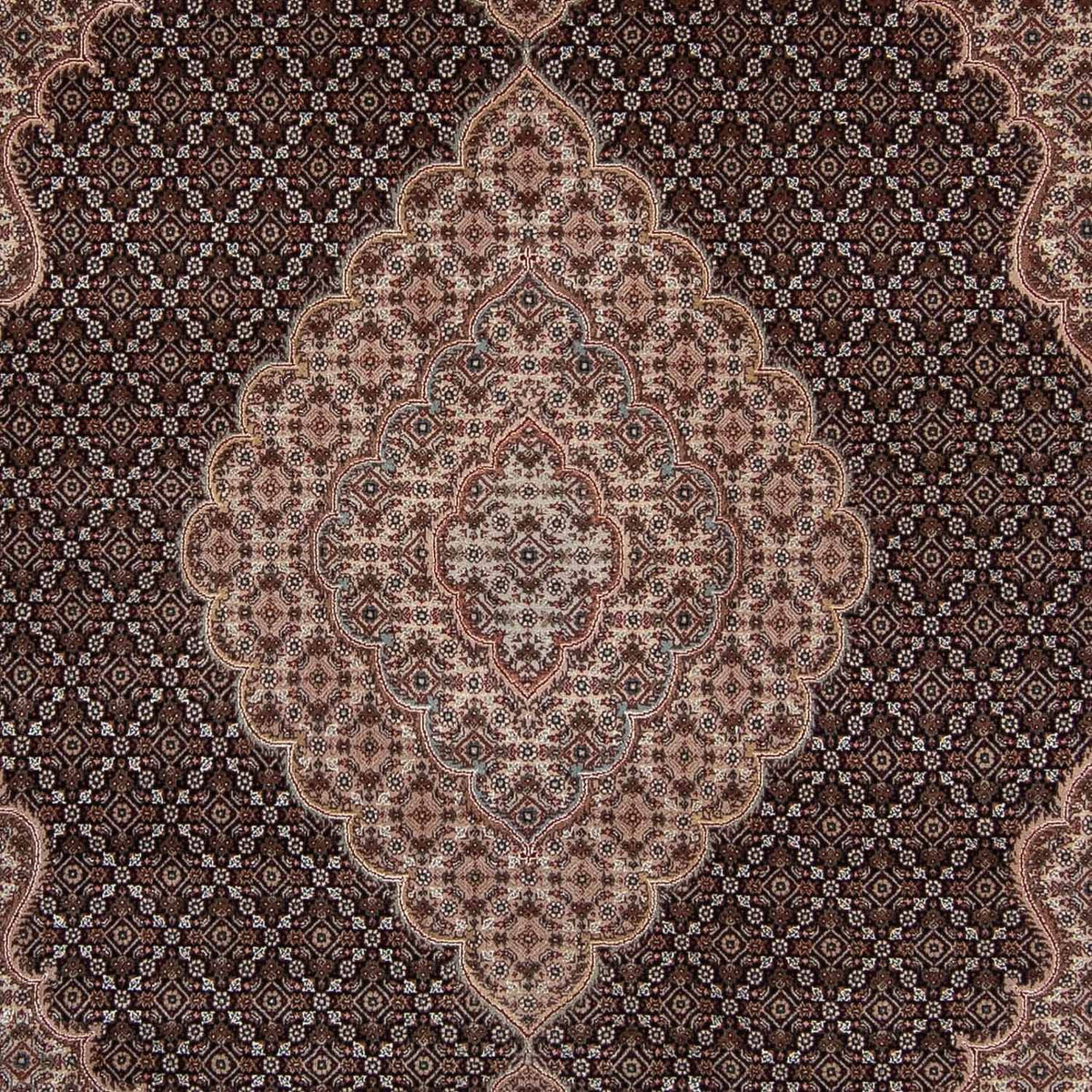 Tappeto Persero - Tabriz - 298 x 198 cm - blu scuro