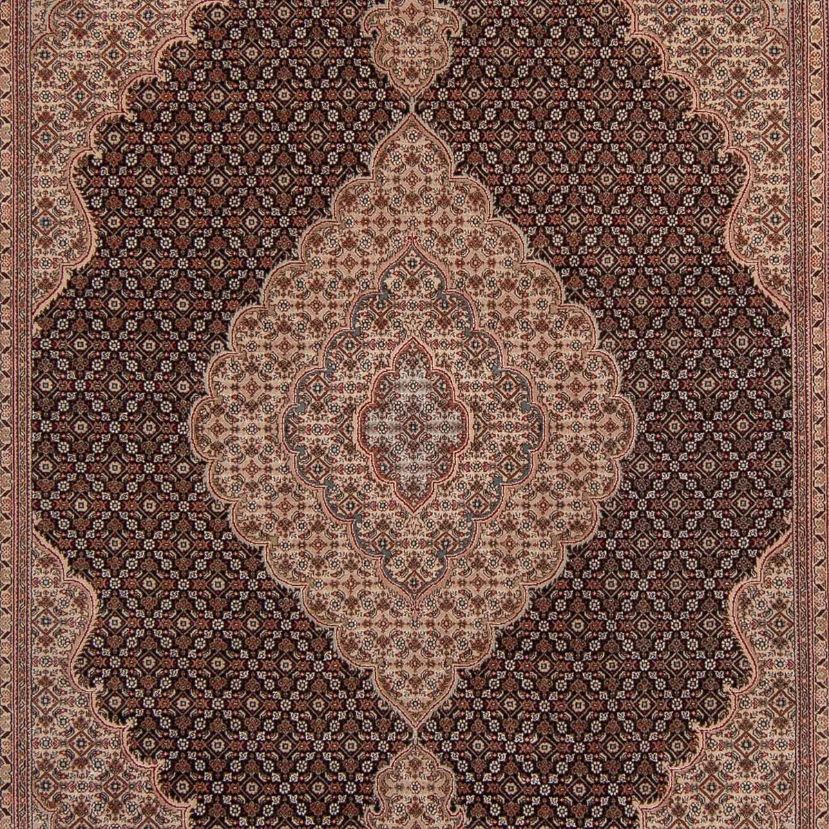 Tappeto Persero - Tabriz - 299 x 202 cm - blu scuro