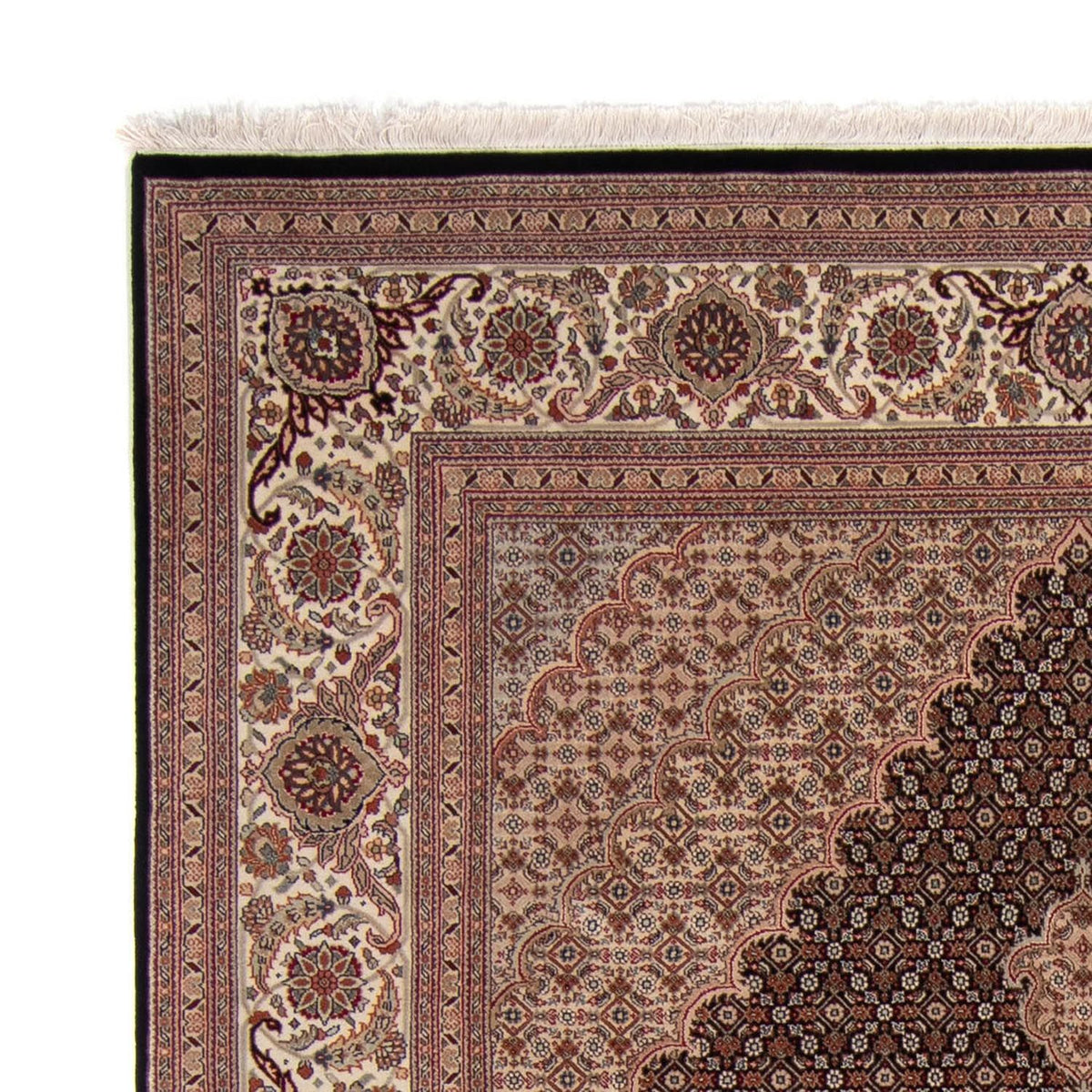 Tappeto Persero - Tabriz - 299 x 202 cm - blu scuro