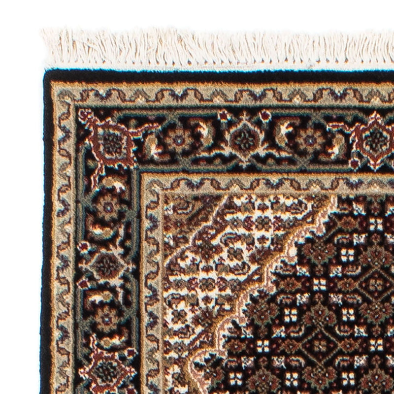 Tappeto corsia Tappeto Persero - Tabriz - 196 x 73 cm - blu scuro