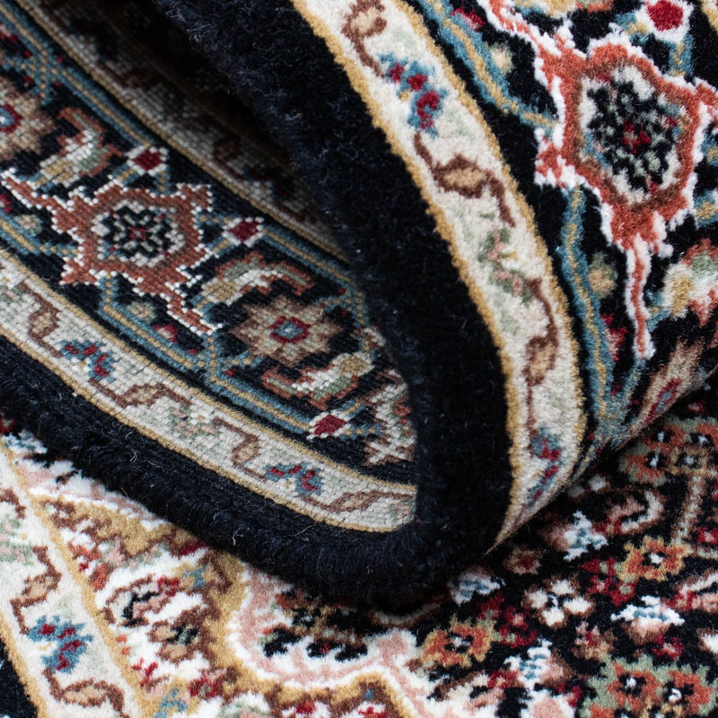 Tappeto corsia Tappeto Persero - Tabriz - 196 x 73 cm - blu scuro