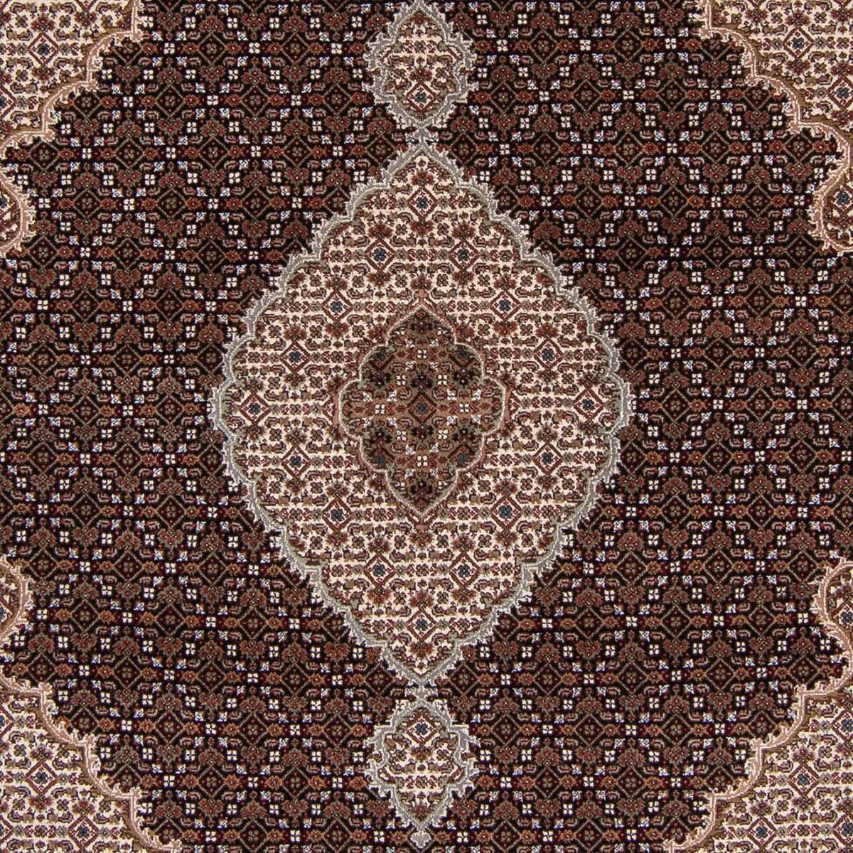 Tappeto Persero - Tabriz - 253 x 199 cm - blu scuro
