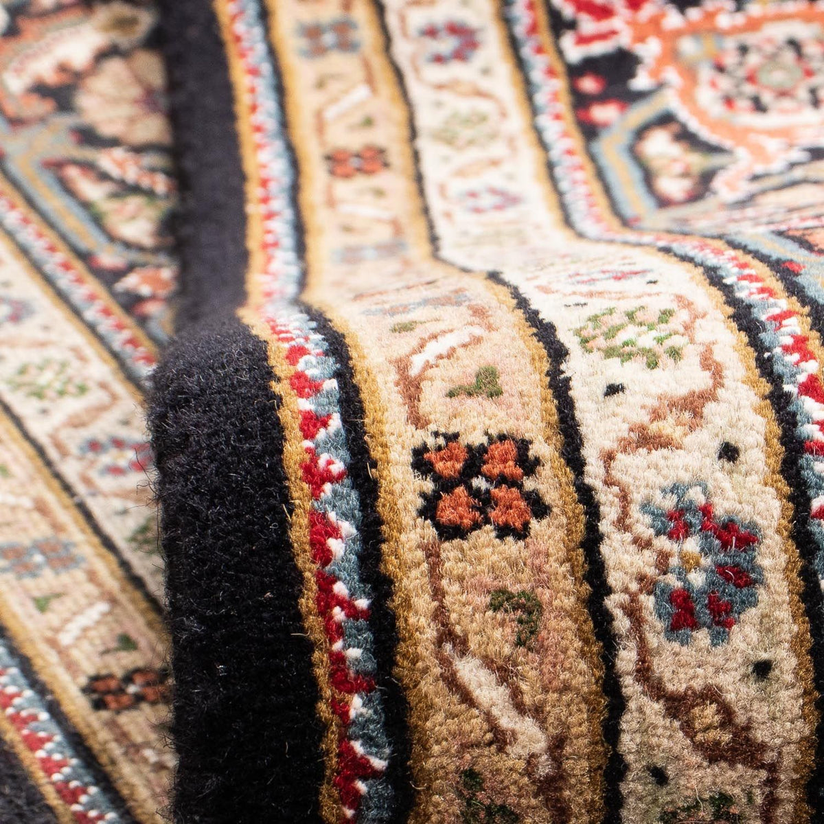 Tappeto Persero - Tabriz - 238 x 166 cm - blu scuro