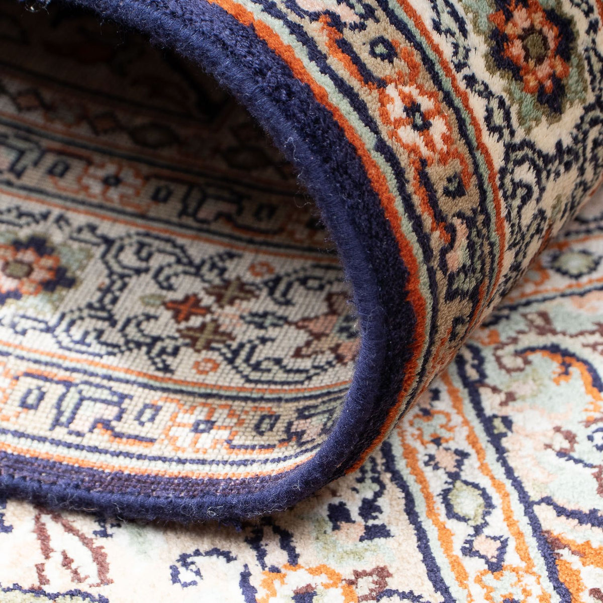 Tappeto di seta - Seta del Kashmir - 152 x 94 cm - multicolore