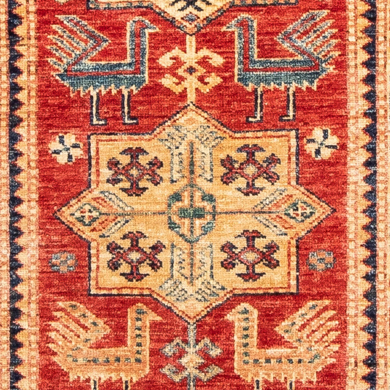 Tappeto corsia Tappeto Ziegler - Kazak - 266 x 77 cm - rosso